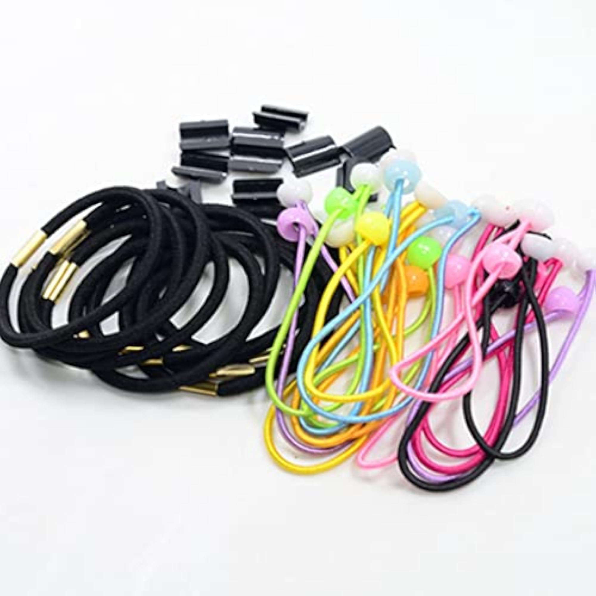 104 Pieces Wholesale Elastic Hair Ties Band Ropes for DIY